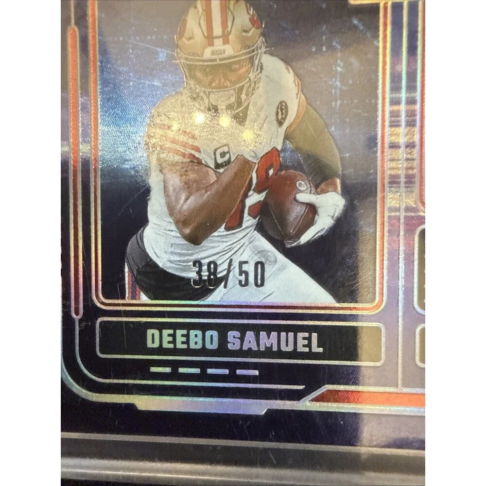2024 Panini Zenith Chalk Talk Blue /50 Deebo Samuel #22 16wc🔥